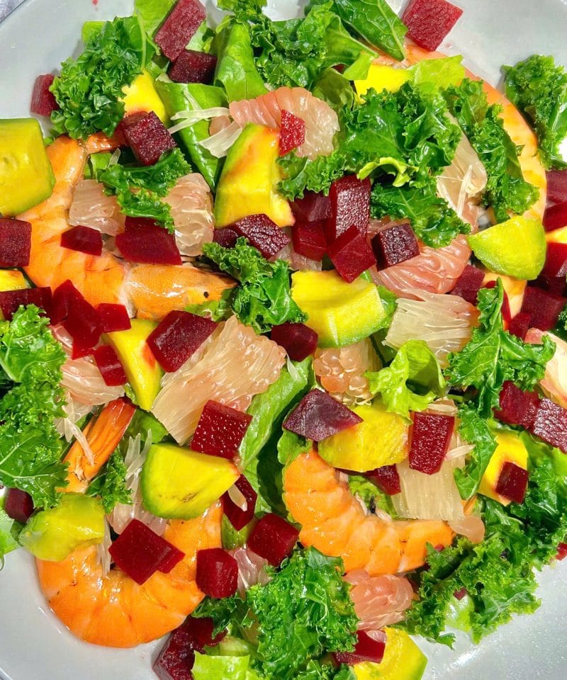 Thứ 4: Shrimp kale salad