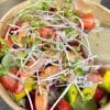 Thứ 4: Salad trái cây + tôm