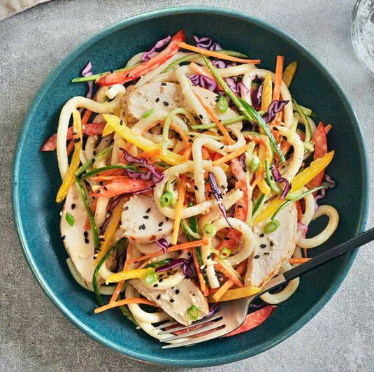Thứ 2: Mì udon xào file gà