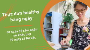 thực đơn healthy hàng ngày