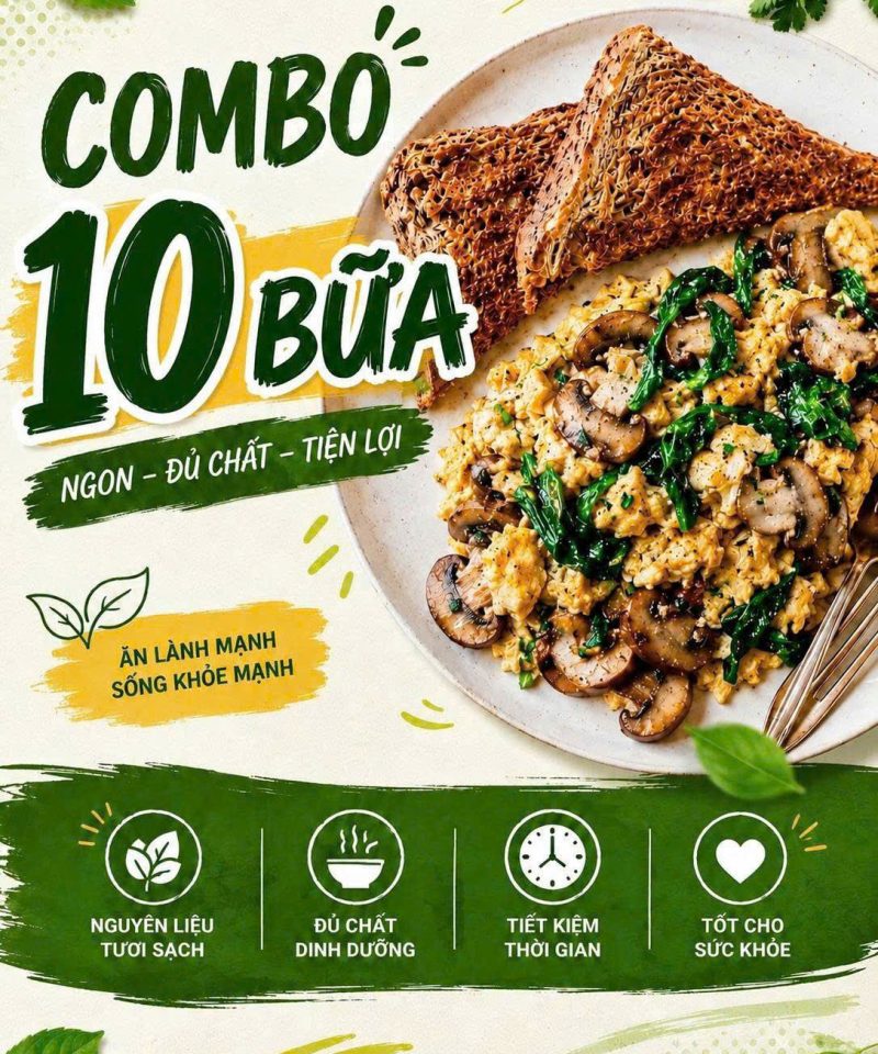 Combo 10 phần: Bắt nhịp healthy