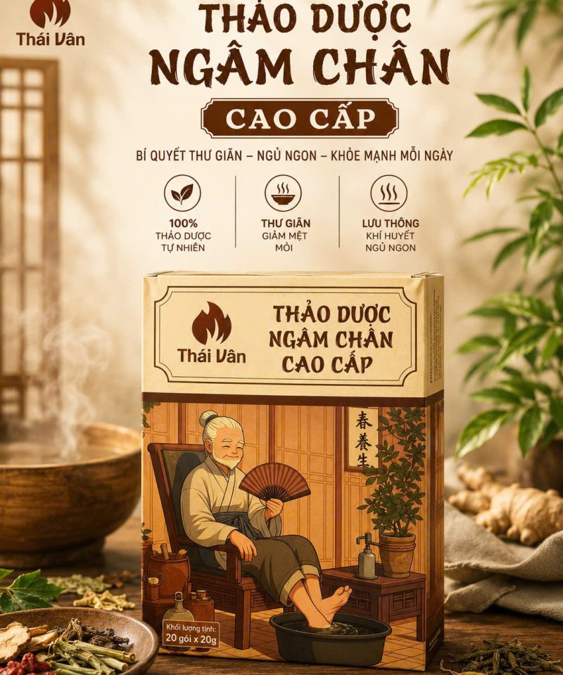 Thảo dược ngâm chân Thái Vân