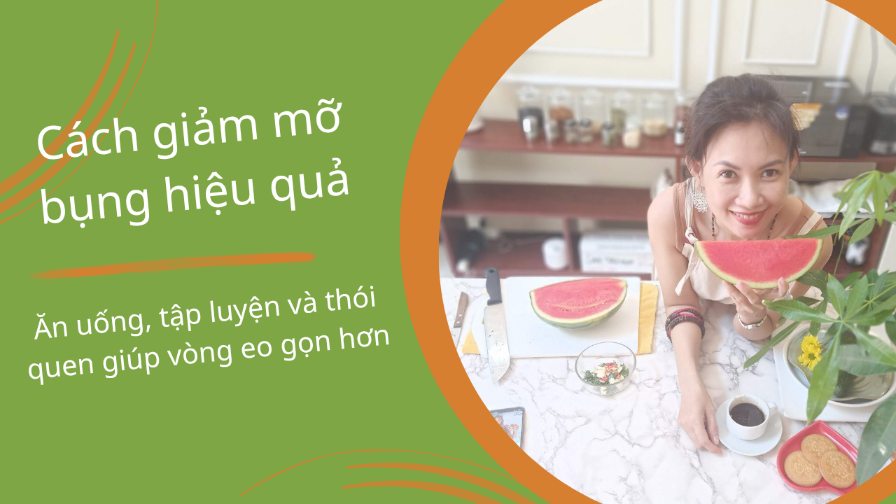 cách giảm mỡ bụng