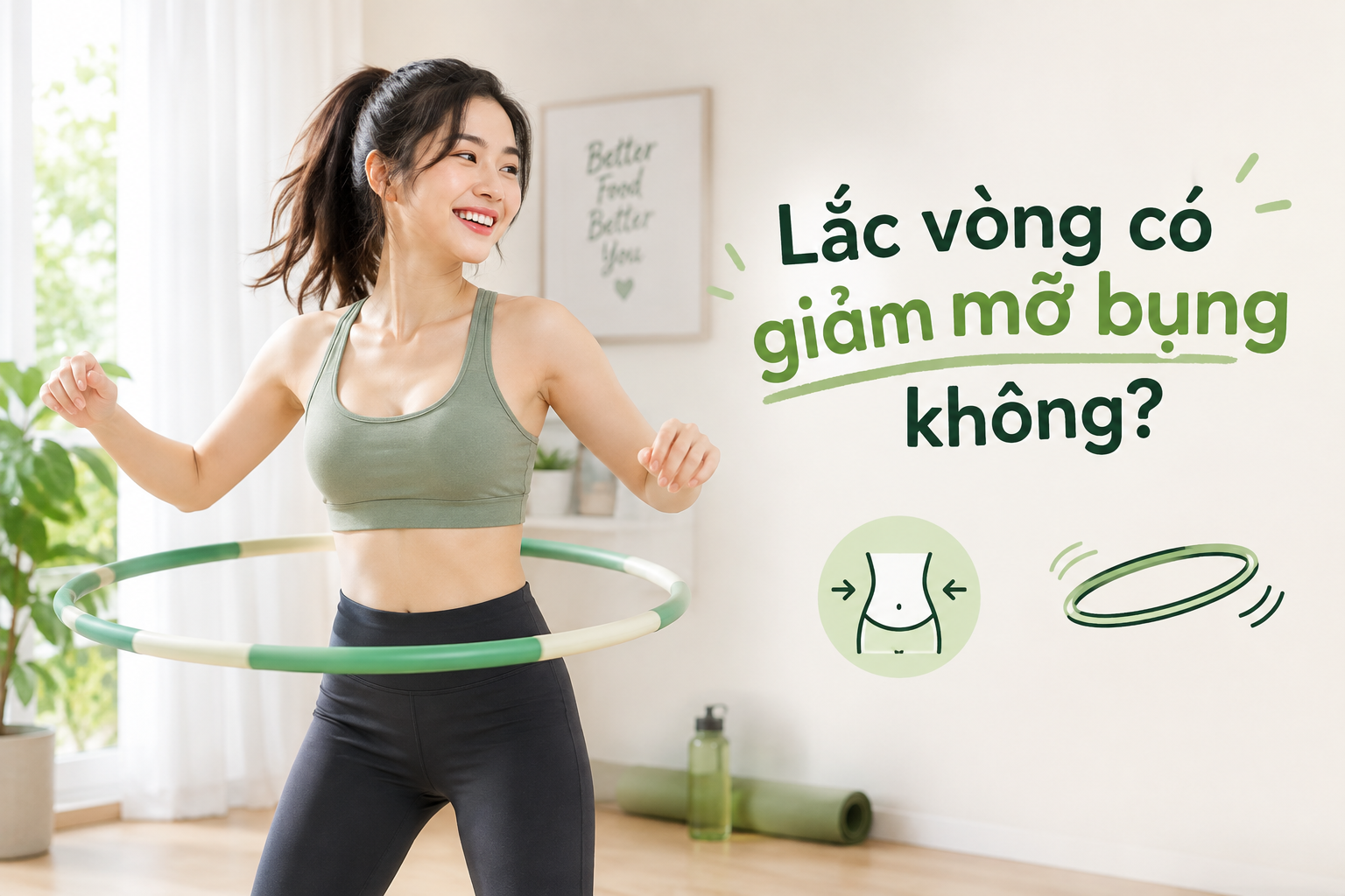 lắc vòng có giảm mỡ bụng không