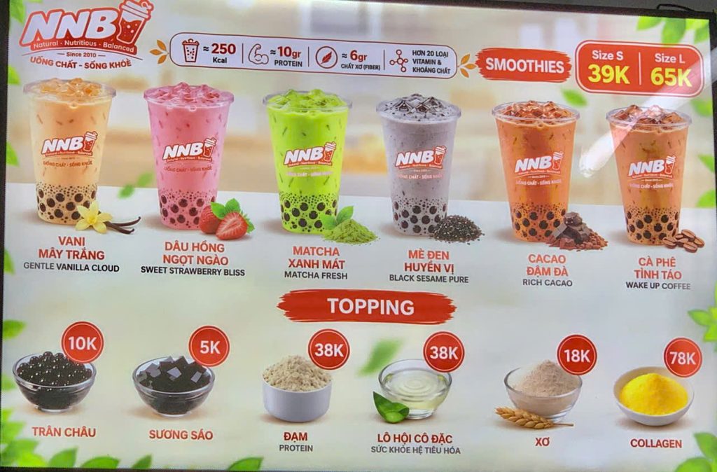 đồ uống healthy